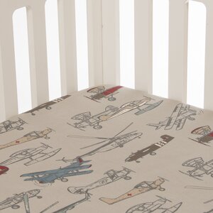 Fly-By Fitted Crib Sheet