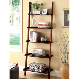 Leaning Bookcases Ladder Shelves You Ll Love Wayfair Herron Ladder Bookcase