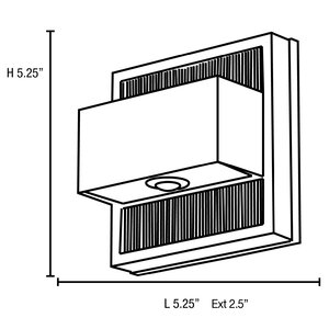 ZyZx 2-Light Outdoor Flush Mount