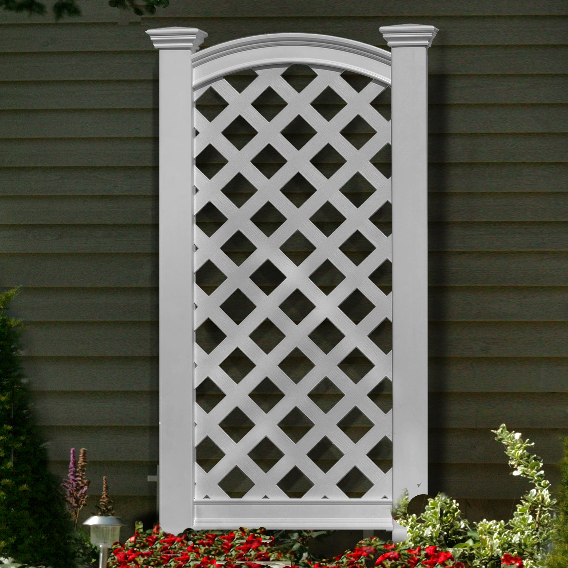 New England Arbors Luxembourg Vinyl Lattice Panel Trellis Reviews New England Arbors Luxembourg Vinyl Lattice Panel Trellis Reviews Wayfair
