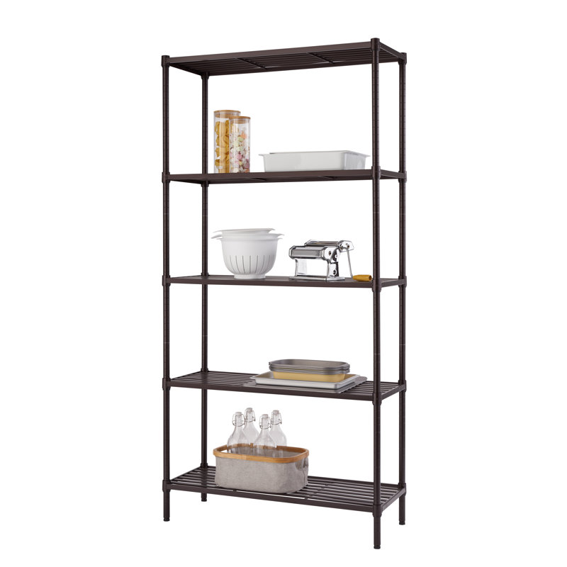 Trinity Slat 72" Five Shelf Shelving Unit & Reviews Wayfair