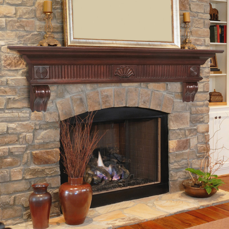 Pearl Mantels The Devonshire Fireplace Shelf Mantel Reviews Wayfair