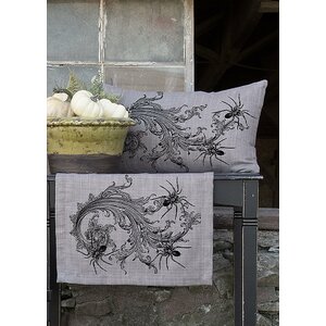 Gothic Spider Pillow Cover