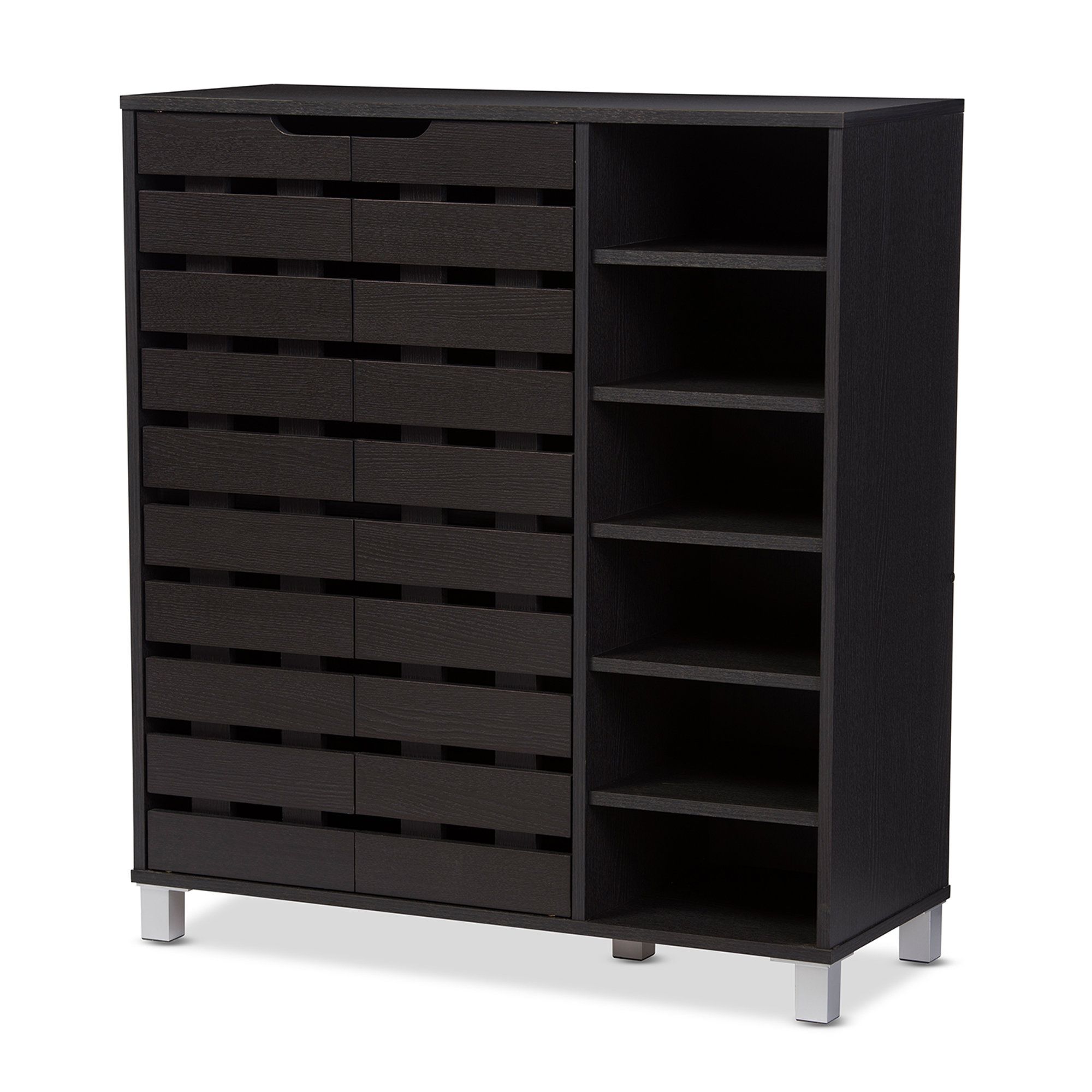 24 Pair Shoe Storage Cabinet Reviews Birch Lane