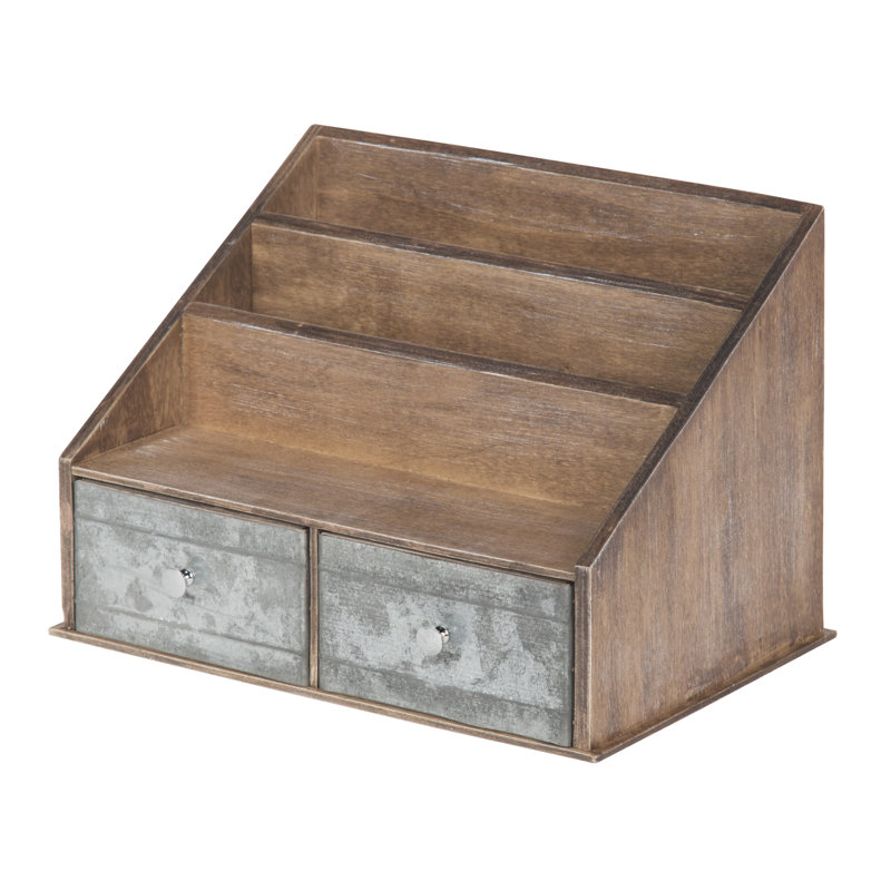 Industrious Desktop File Folder Organizer With 2 Pockets And 2 Drawers Industrious Desktop File Folder Organizer With 2 Pockets And 2 Drawers