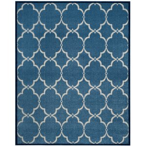 Bryan Blue/Cream Indoor/Outdoor Area Rug