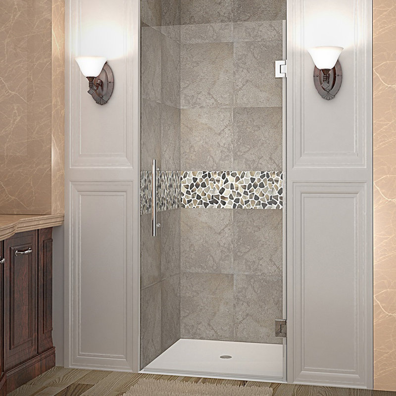 Frameless Hinged Shower Door And Panel Frameless Hinged Shower Door And Panel