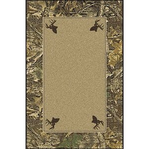 Realtree Timber Solid Center Area Rug