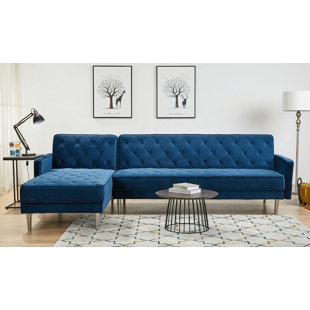 aqua blue sectional sofa wayfair