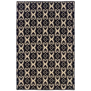 Blue Skye Hand-Tufted Black/Natural Area Rug