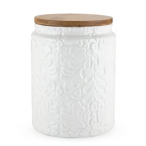Pantry Textured Ceramic Kitchen Canister