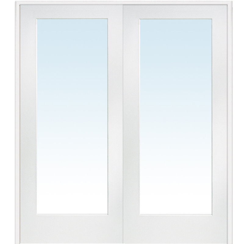 Verona Home Design MDF Primed Interior French Door & Reviews Wayfair