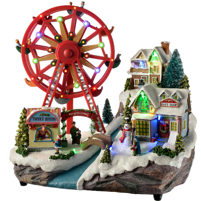 Animated Christmas Village Scenes 