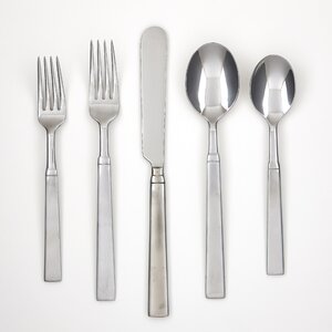 Davin Satin/Mirror 45 Piece Flatware Set