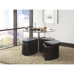 Cosmos Coffee Table with Ottoman (Set of 4)