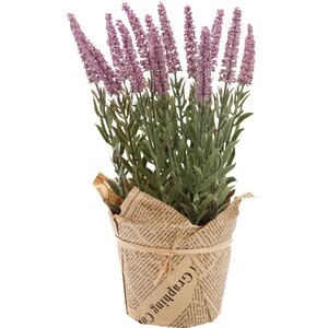 Faux Lavender Floral Arrangement