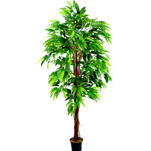 Aritificial Mango Tree Plant in Plastic Pot