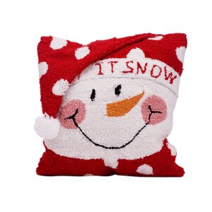 Snowman Christmas Throw Pillow