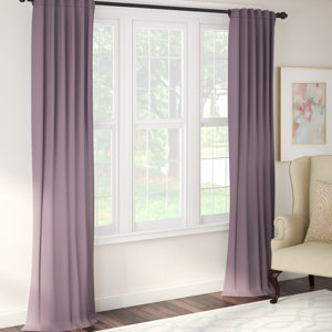 Jarimannos Solid Blackout Thermal Rod Pocket Curtain Panel