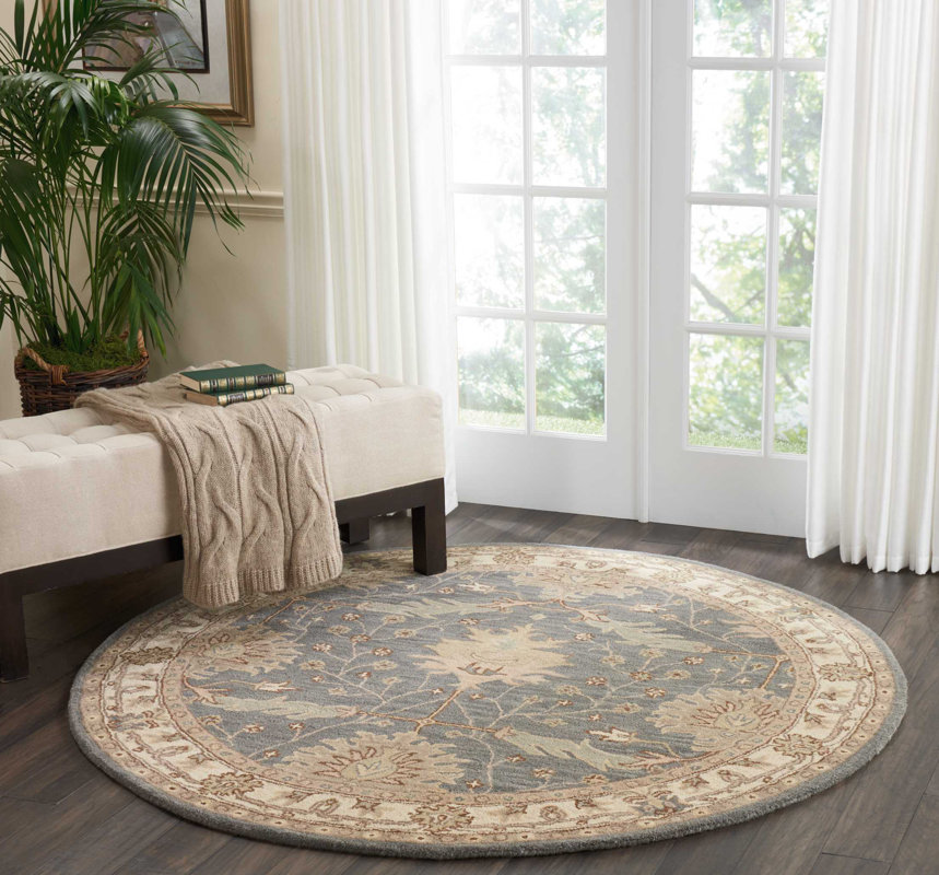 Birch Lane™ Constance HandTufted Blue Area Rug & Reviews Birch Lane