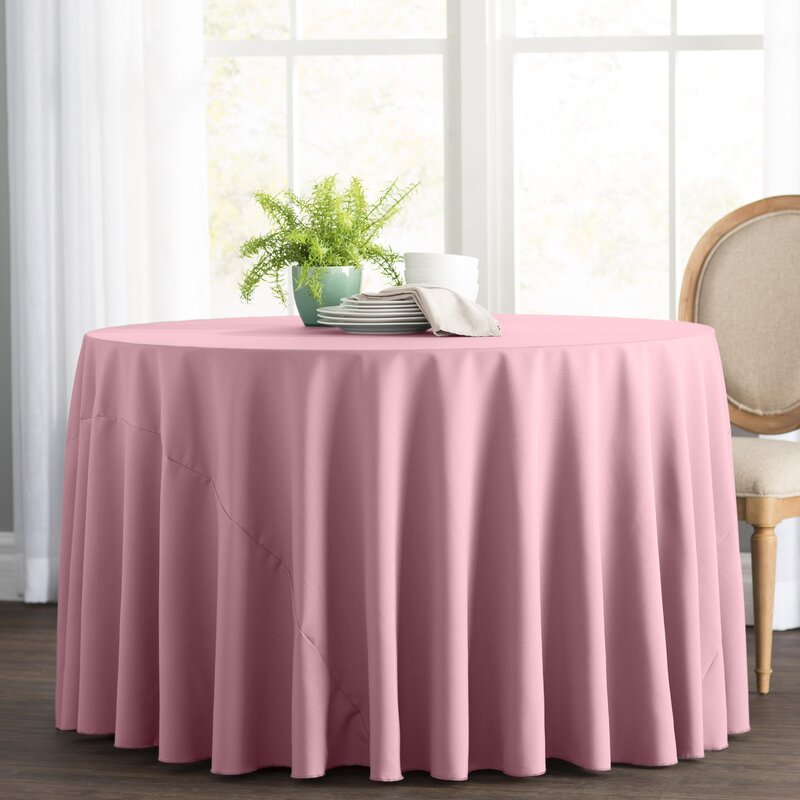 Wayfair Basics™ Wayfair Basics Polyester Round Tablecloth & Reviews ...