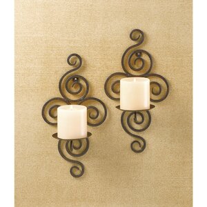 Wrought Iron Sconce (Set of 2)