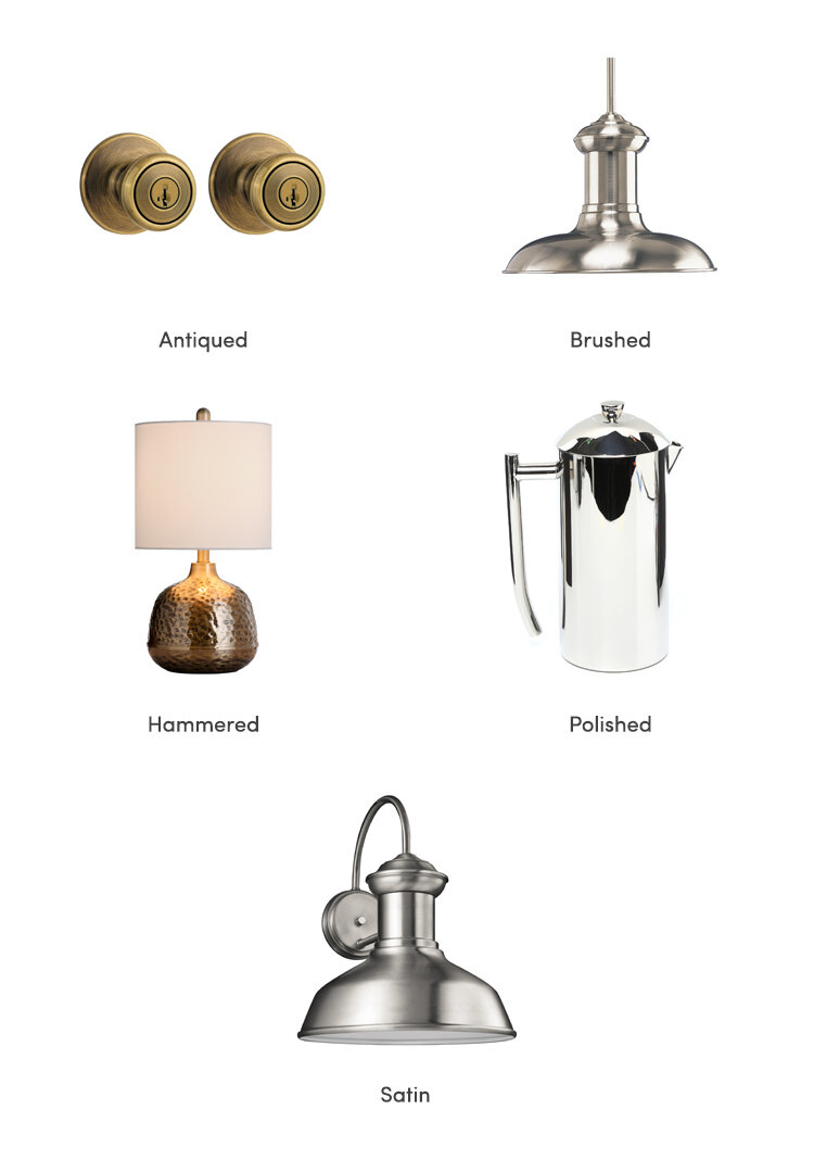 Types Of Metal And Finishes Guide | Wayfair