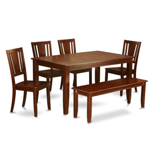 Dudley 6 Piece Dining Set by Wooden Im..