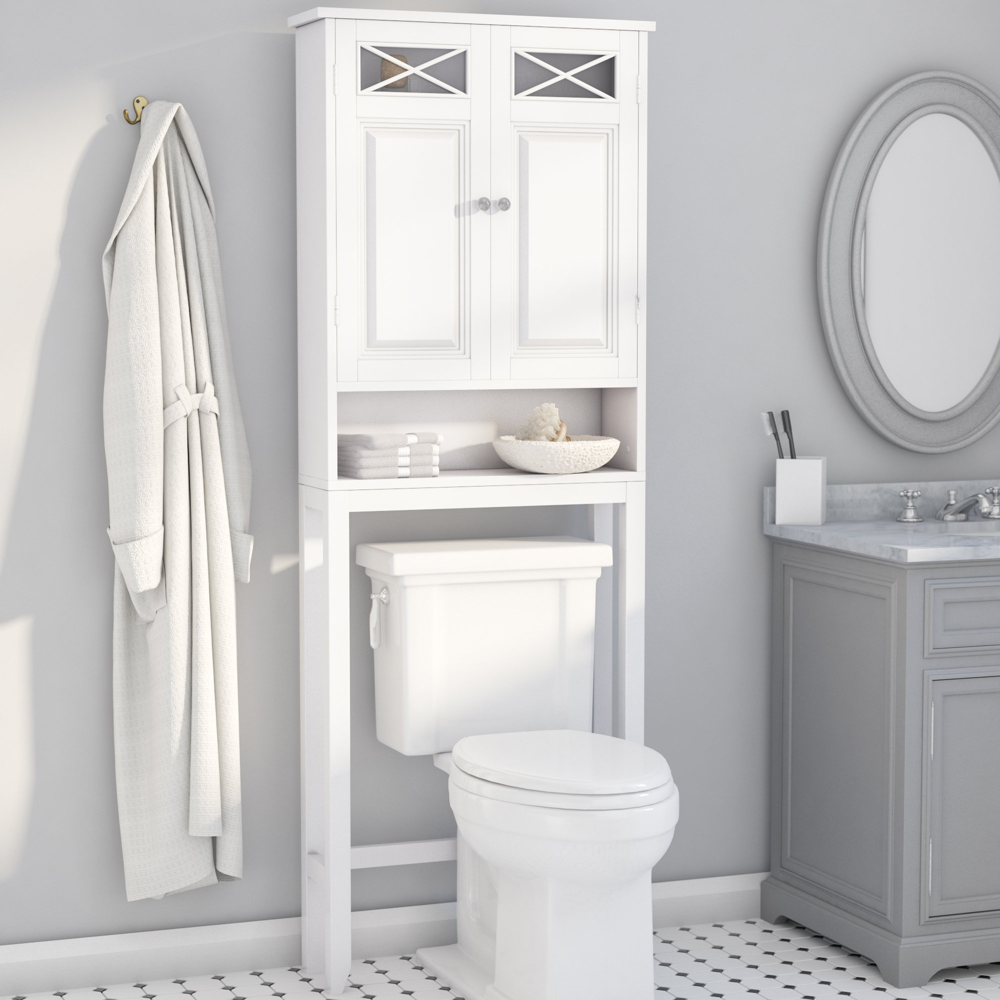Rosecliff Heights Roberts 25 W X 68 H 8 D Free Standing Over Rosecliff Heights Roberts 25 W X 68 H