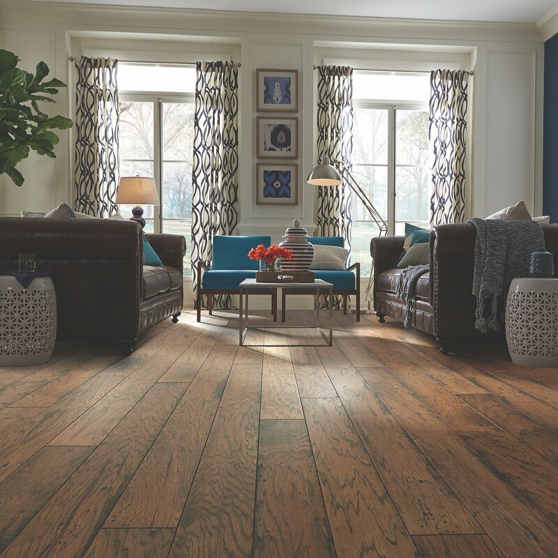 Wildon Home ® Melrose Hickory 5" Engineered Hickory Hardwood Flooring in Corinth & Reviews | Wayfair
