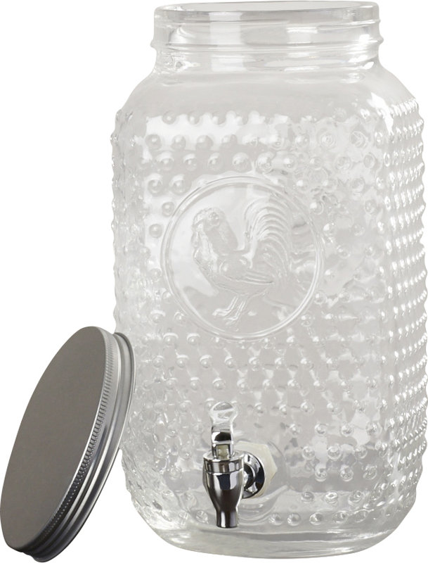 August Grove Rooster 3 Piece Beverage Dispenser Set & Reviews Wayfair