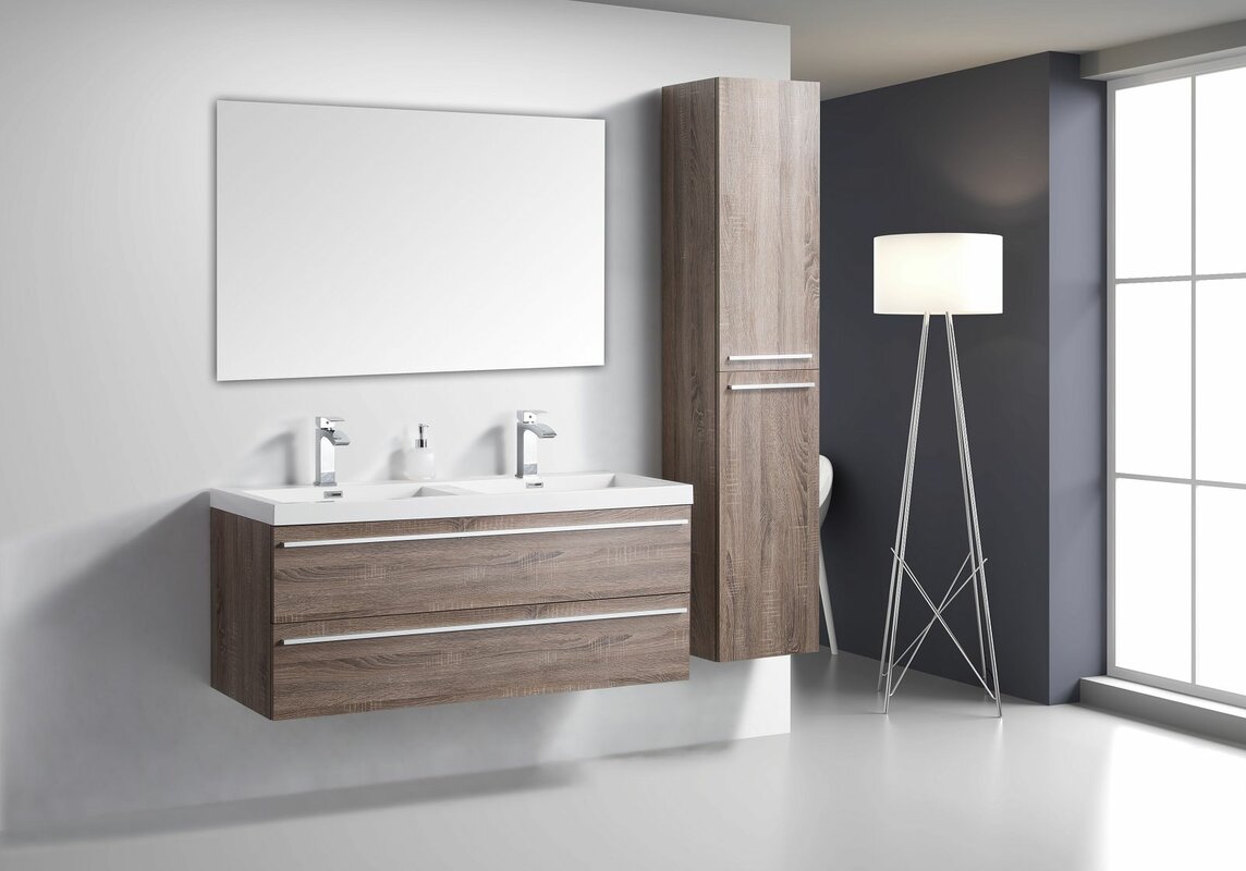 48 Double Bathroom Vanity Set