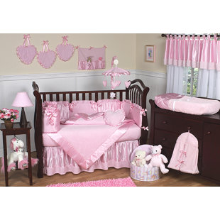 Pink Camo Crib Bedding Wayfair Pink Chenille 9 Piece Crib Bedding Set
