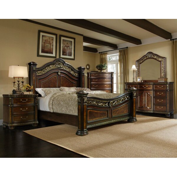 ultimate accents old world 5 pc bedroom set & reviews | wayfair.ca
