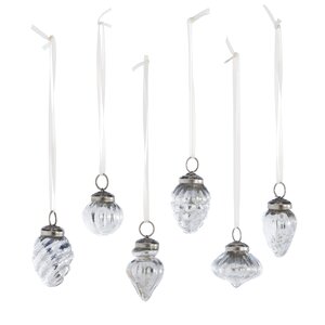 6 Piece Mini Christmas Ornament Set