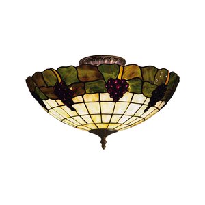 Grapevine 3-Light Semi-Flush Mount