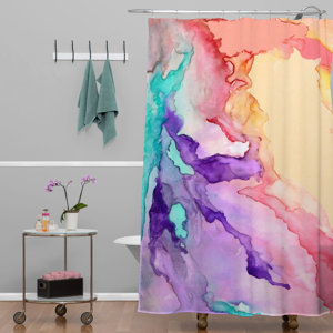 Rosie Brown Color My World Shower Curtain