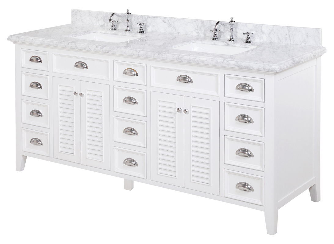 KBC Savannah 72" Double Bathroom Vanity Set & Reviews Wayfair