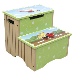 Transportation Step Stool with Storage by Fantasy Fields