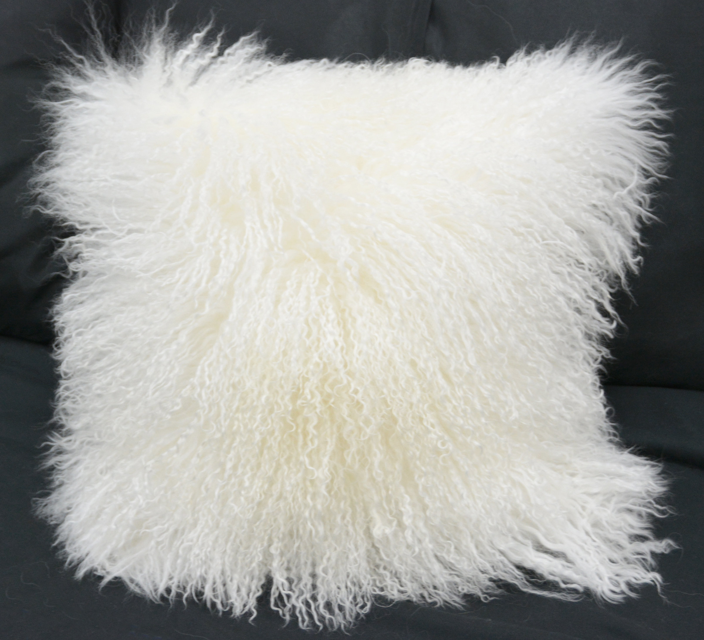Lady Sandra Authentic Mongolian Tibet Lamb Sheepskin Wool Throw