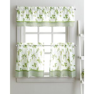 Cherelle Herb Graden Kitchen Curtains