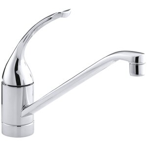 Coralais Single-Hole Kitchen Sink Faucet with 10