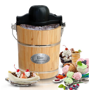 Gourmet 6 Qt. Old Fashioned Ice Cream Maker