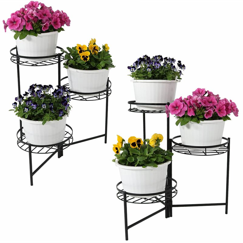 tiered plant stand outdoor