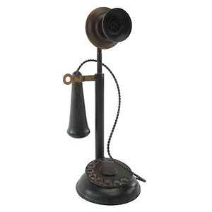 Metal Telephone Sculpture