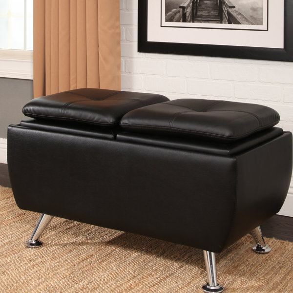 Black Flip Top Ottomans Wayfair