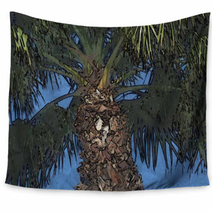 Palm Tree Tapestry Wayfair Cyndi S Palm Tree Tapestry And Wall Hanging