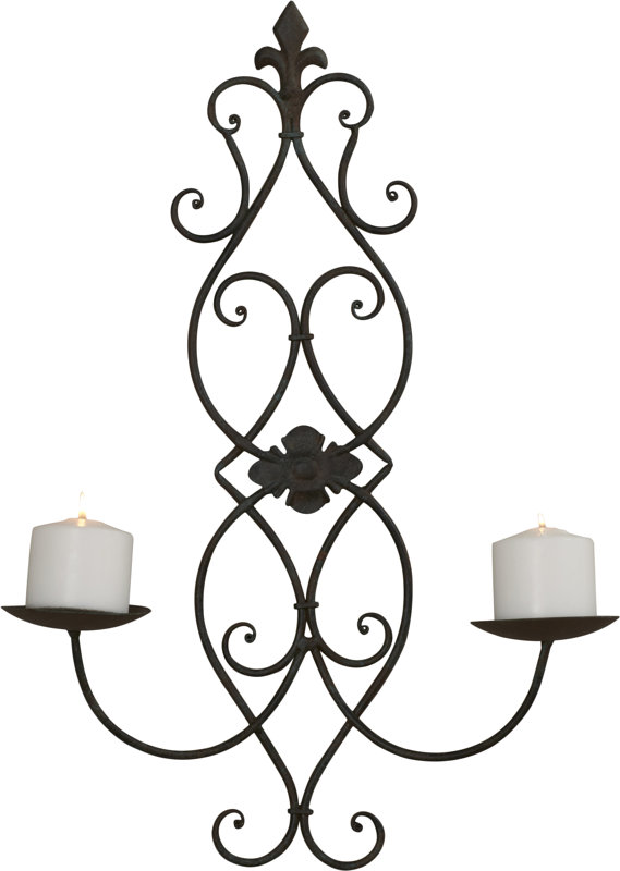 Lark Manor Iron Wall Sconce Candle Holder & Reviews Wayfair
