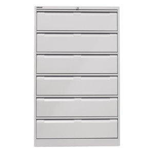 Aktenschrank mit 6 Schubladen von Bisley