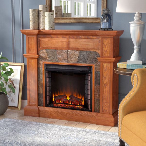 Three Posts Gaskins Market Electric Fireplace & Reviews Wayfair